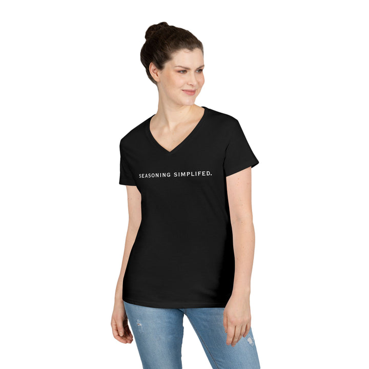 "Seasoning Simplified" - Cookware Care V-Neck T-Shirt